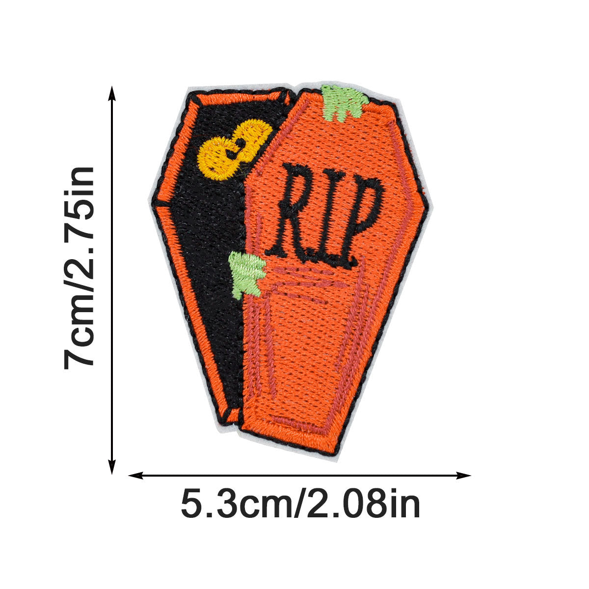 Wholesale  2pcs/pack Embroidered Fabric Hot Melt Adhesive Patches